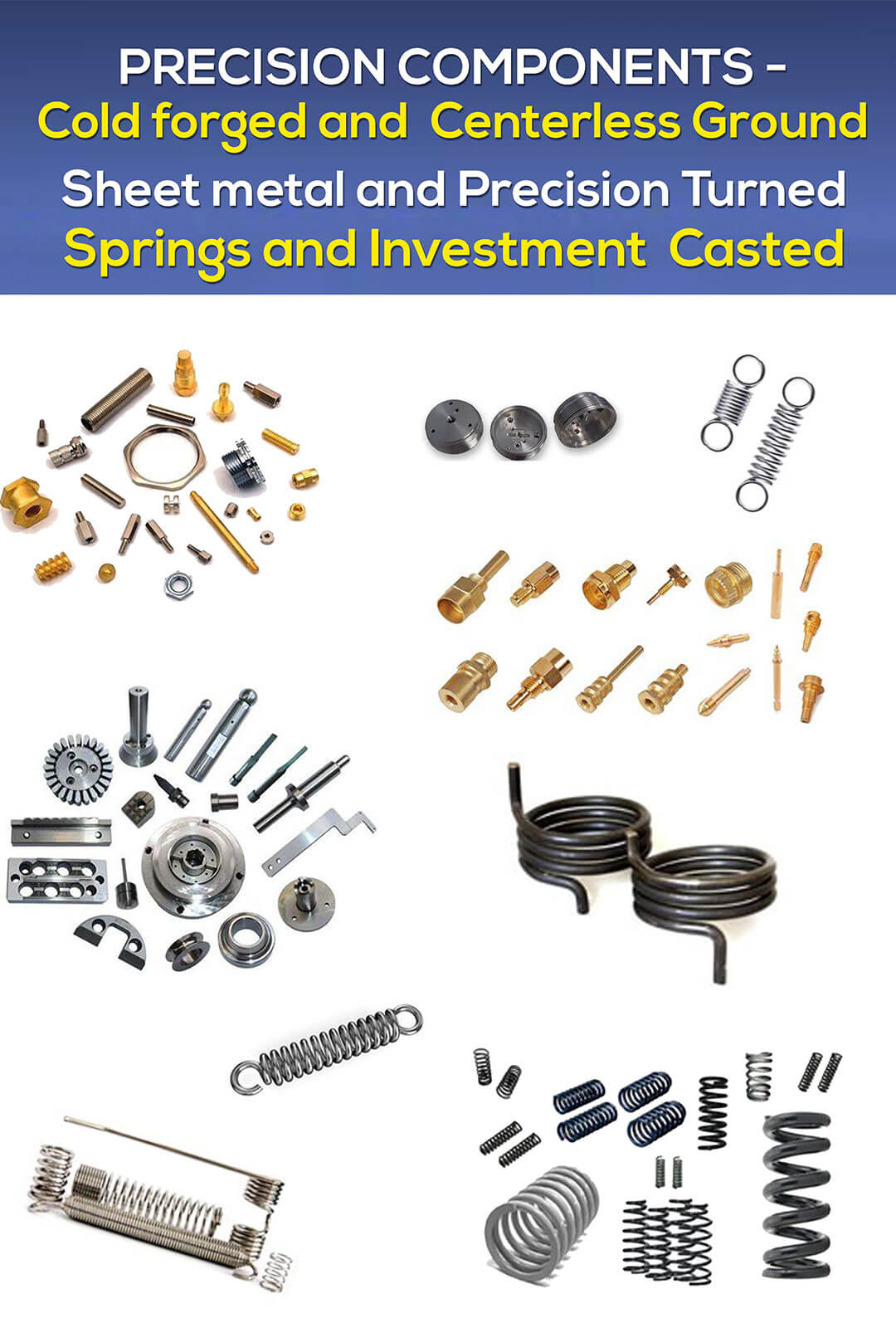 bearing products, springs, compression, helilical, variable , disk spring